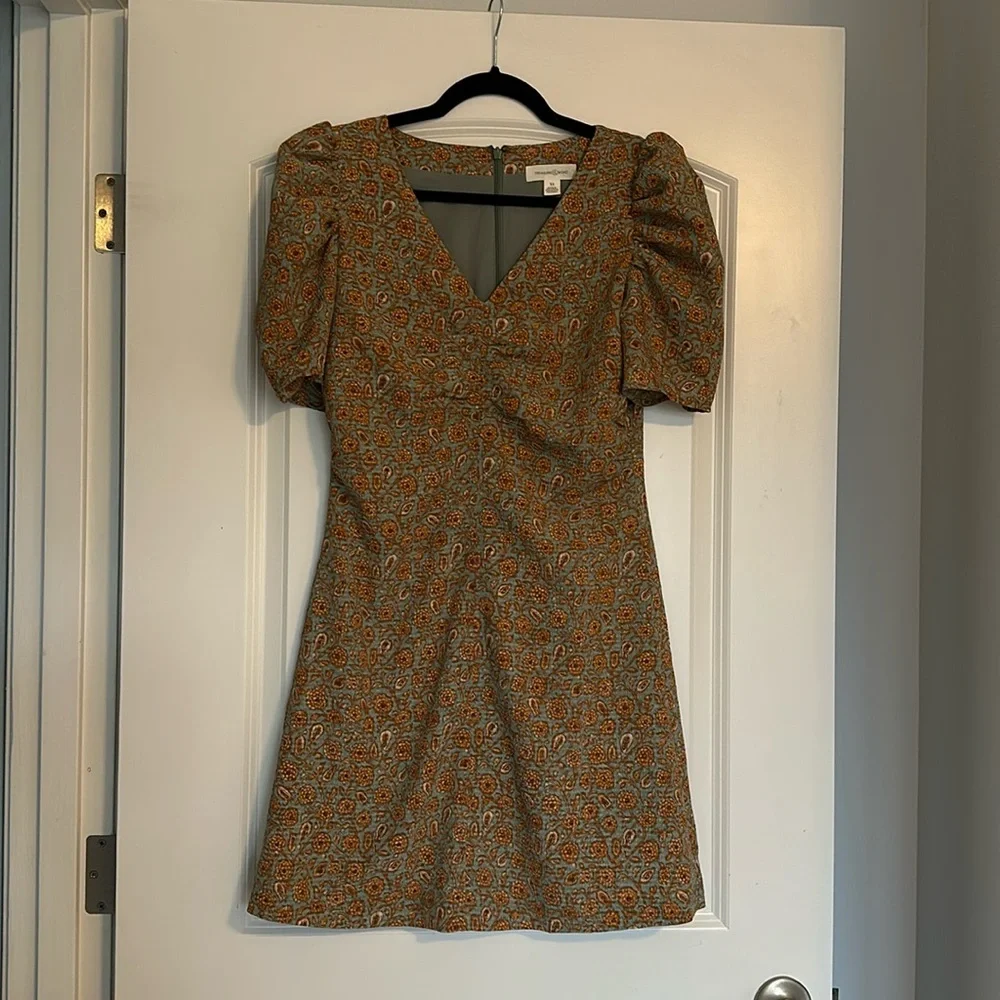 Treasure and Bond Paisley Floral Mini Dress - Size XS